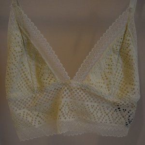 Urban Outfitters Small Ivory Lace Bralette
